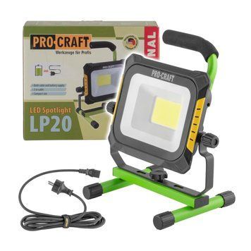 Фонарь Procraft LP20, проводное и аккумуляторное питание, 2300 Лм, 105&ndash;120&deg;, без АКБ LP20 фото