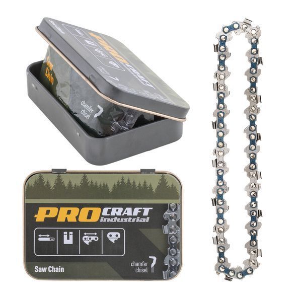 Ланцюг Procraft Industrial P.1/4.37 Universal 6&Prime; 15см, 1/4&Prime;, 37 DL, 1 мм, для PKA 44/45/46/32/35 P.1-4.37 6" 15см М.Кейс фото