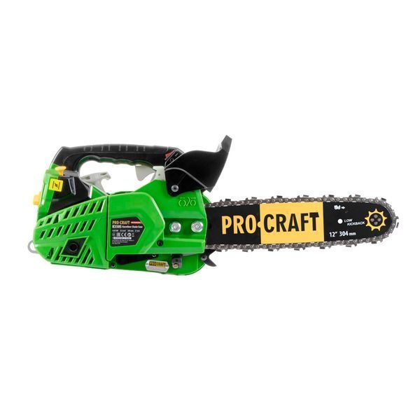 Бензопила одноручка Procraft K350S 25,4 см&sup3;, шина 30 см, ланцюг 3/8 LP, ручний запуск K 350S фото