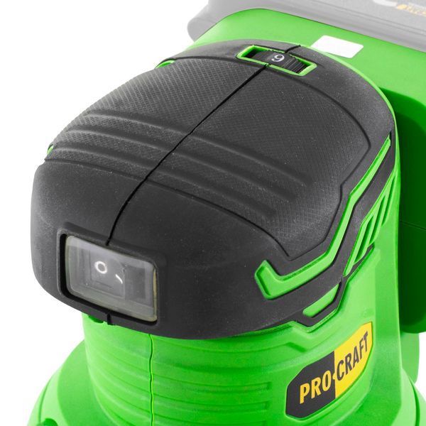 Акумуляторна ексцентрикова шліфмашина Procraft PX20BL 20В, 125 мм, безщіткова, без АКБ та ЗП PX20BL БЕЗ АКБ і ЗП фото