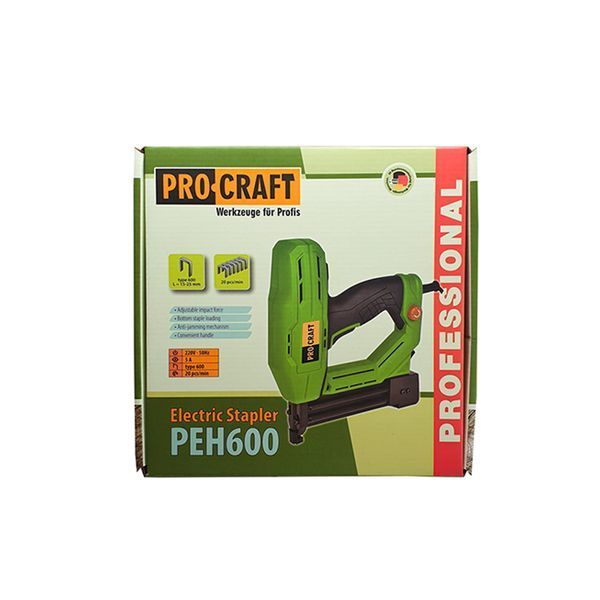 Електростеплер Procraft PEH600 для скоб 600 та цвяхів F 15&ndash;32 мм мережевий 220 В PEH600  фото