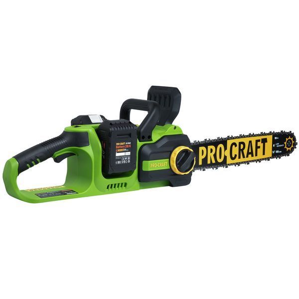 Акумуляторна ланцюгова пила Procraft PCA42/2 40 см, 2&times;20 В, без акумулятора та зарядного пристрою PCA42/2 БЕЗ АКБ та ЗП фото