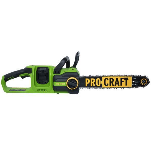 Акумуляторна ланцюгова пила Procraft PCA42/2 40 см, 2&times;20 В, без акумулятора та зарядного пристрою PCA42/2 БЕЗ АКБ та ЗП фото