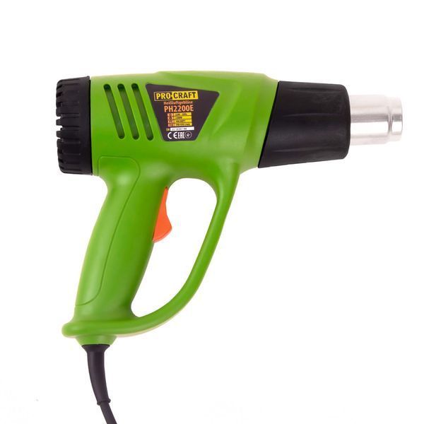 Промышленный фен Procraft PH2200E 2000 Вт, 300/600 &deg;C, 500/650 л/мин, 4 насадки PH2200E фото