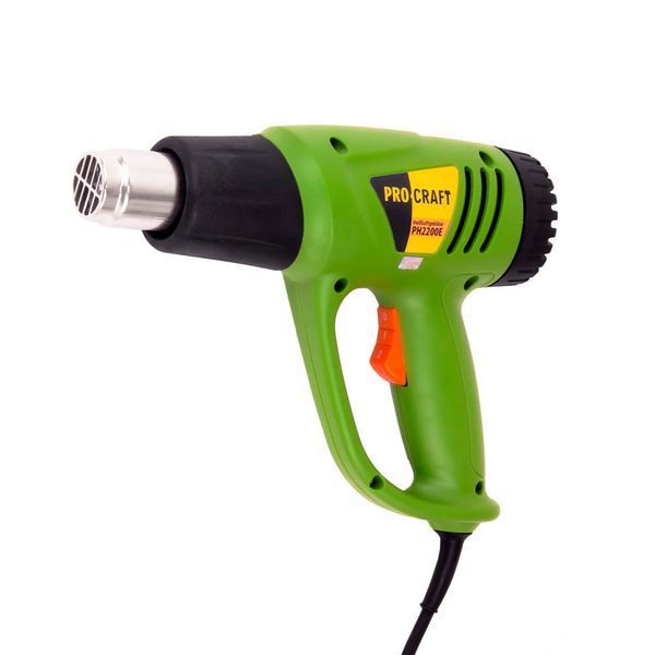 Промышленный фен Procraft PH2200E 2000 Вт, 300/600 &deg;C, 500/650 л/мин, 4 насадки PH2200E фото