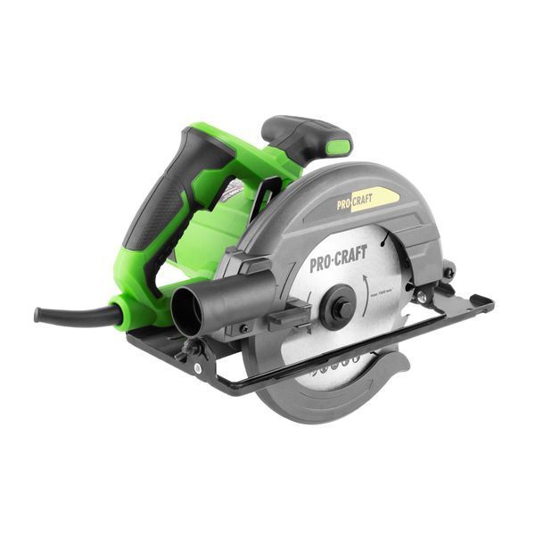 Дискова пила Procraft KR1400 1400 Вт, диск 185 мм, 5000 об/хв, паралельний упор KR1400 фото