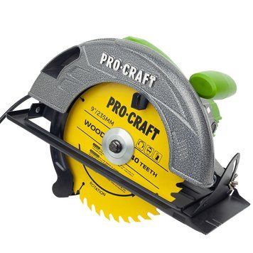 Дискова циркулярна пила Procraft KR2830 2830 Вт, диск 235 мм, 4500 об/хв, пропил 85 мм, нахил 45&deg; KR2830 фото