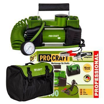 Повітряний компресор Procraft LK400 12 В, 276 Вт, 80 л/хв, 10 атм LK400 фото