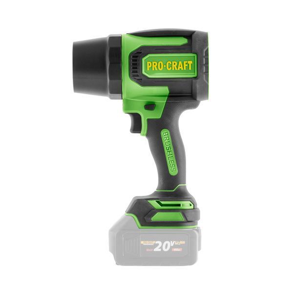Акумуляторна повітродувка-пилосос 2в1 Procraft PB27 20 В, 540 м&sup3;/год, 155 км/год, без акумулятора і зарядки PB27 фото