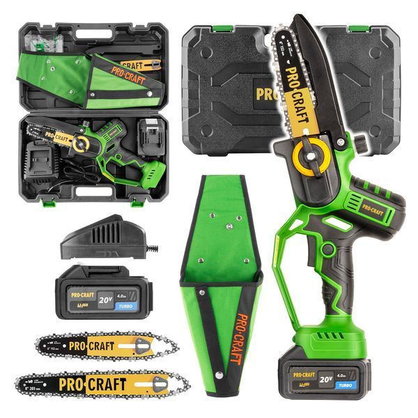 Набор 3в1 Procraft PKA32Li + ES28Li + EP3.0R, аккумуляторная пила, секатор, удлинитель 120&ndash;300 см PKA32Li+ES28Li+EP3.0R фото